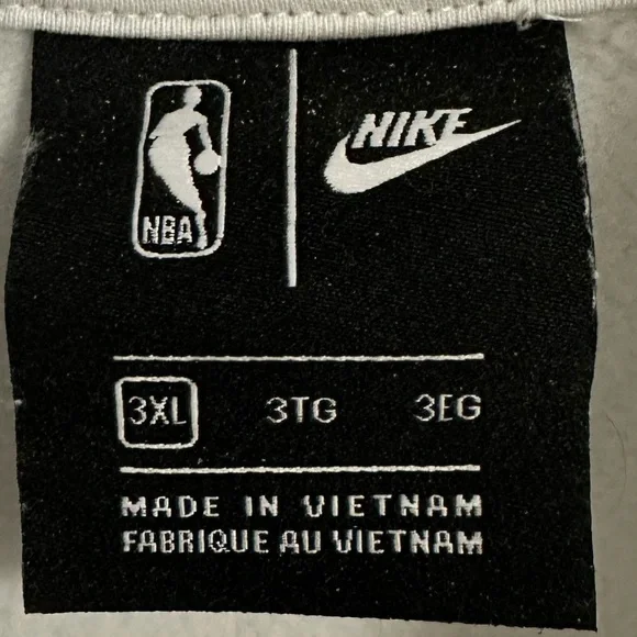 Nike White H-TOWN Houston Rockets Hoodie with Red Swoosh - Picture 6 of 9